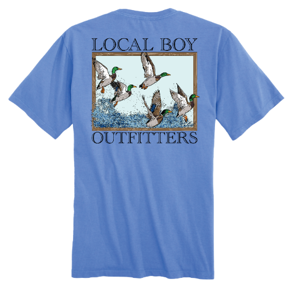 Mallard Flock Tee - Marina