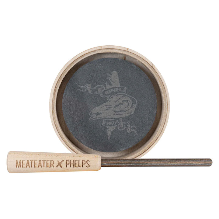 MeatEater x Phelps Slate Over Glass Maple Pot Call