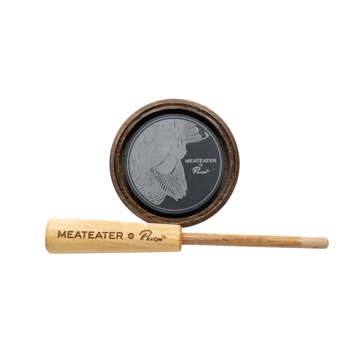 MeatEater x Phelps Slate Over Glass Turkey Pot Call