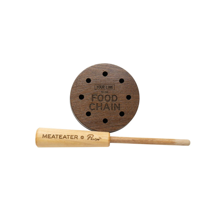 MeatEater x Phelps Slate Over Glass Turkey Pot Call
