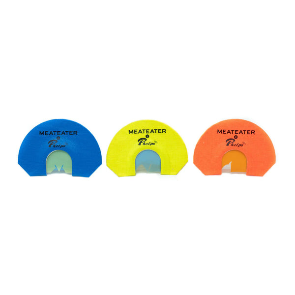 MeatEater x Phelps Diaphragm Turkey Call - 3 Pack