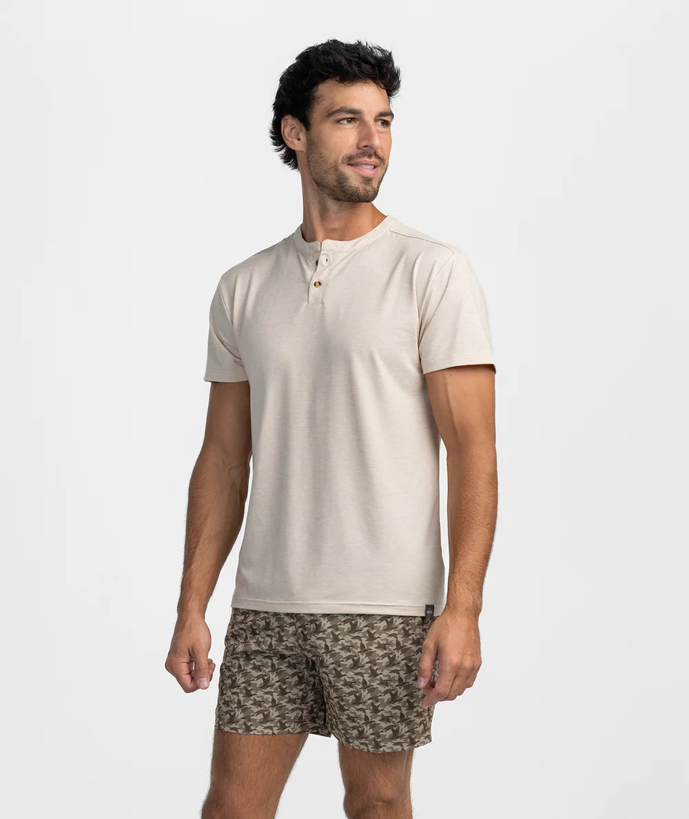 Max Comfort Henley - Oatmeal
