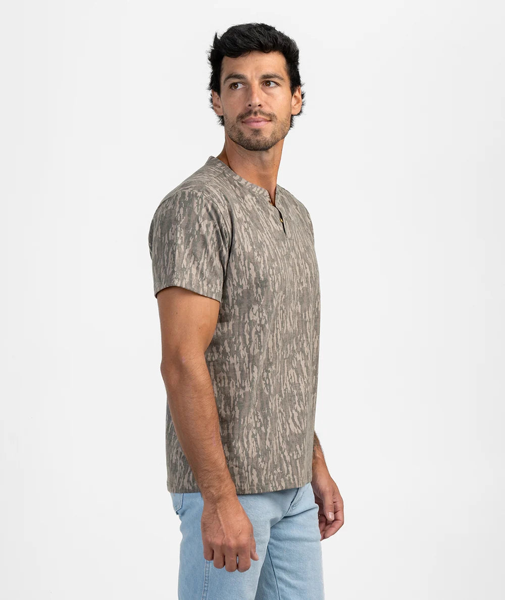 Max Comfort Henley - Tree Bark