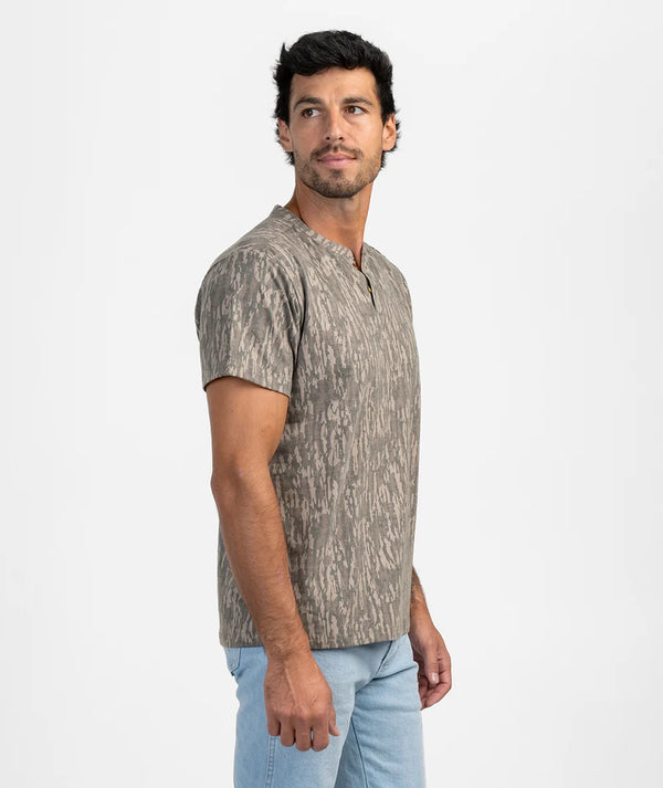 Max Comfort Henley - Tree Bark