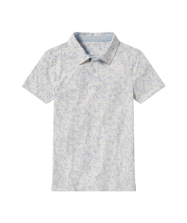 Youth Hunters Hideaway Printed Polo - Pale Drift
