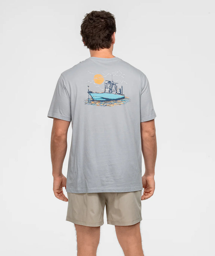 Bay Breeze Tee SS - Harbor Mist