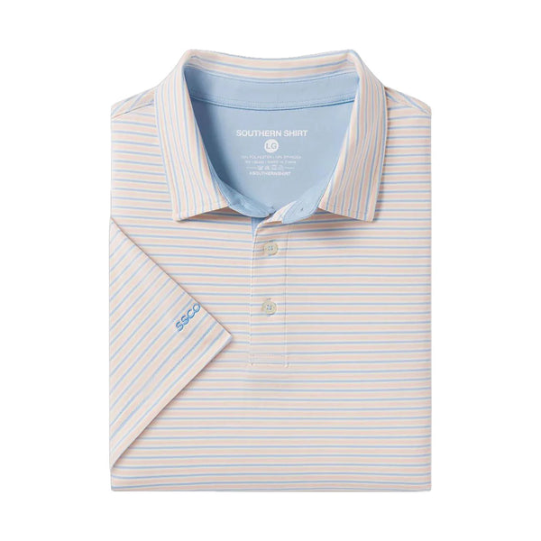 Scoreboard Stripe Polo - Cabana