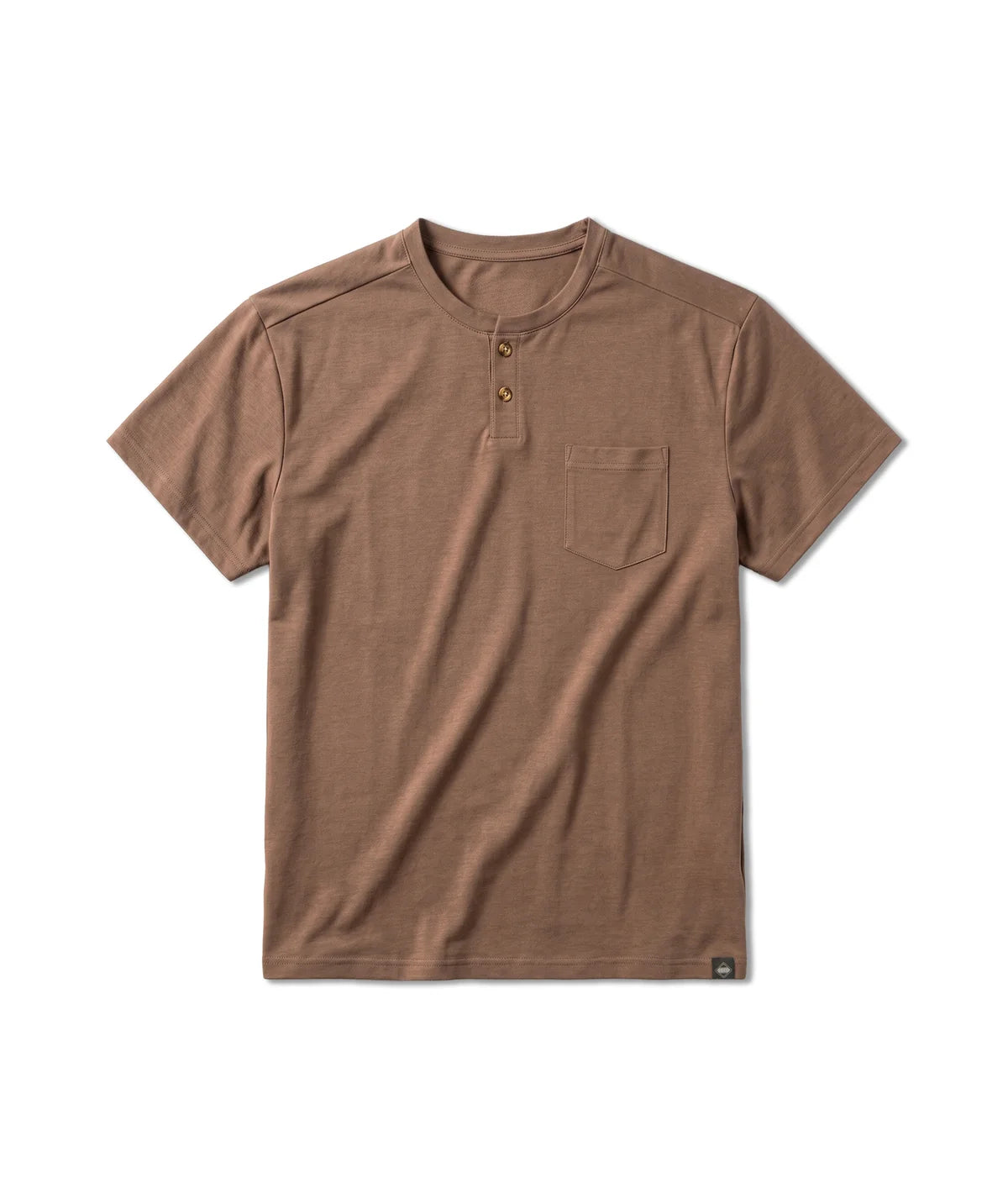 Max Comfort Henley - Walnut