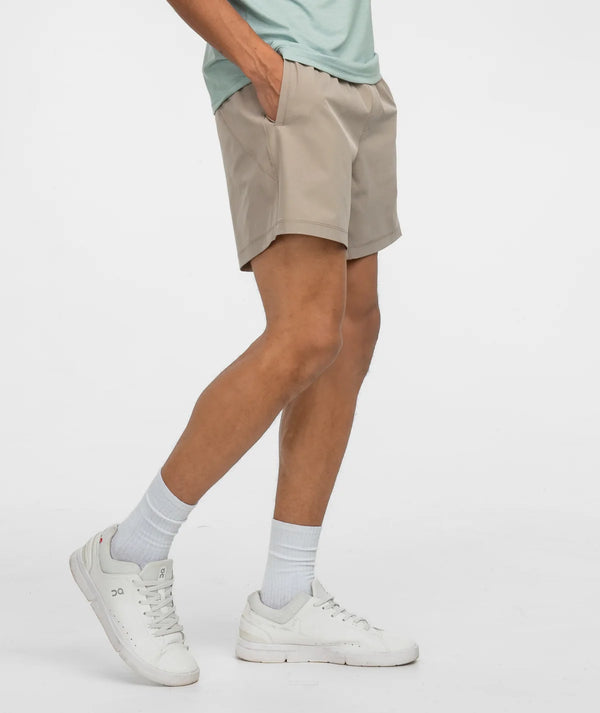 Everyday Hybrid Shorts - Acorn