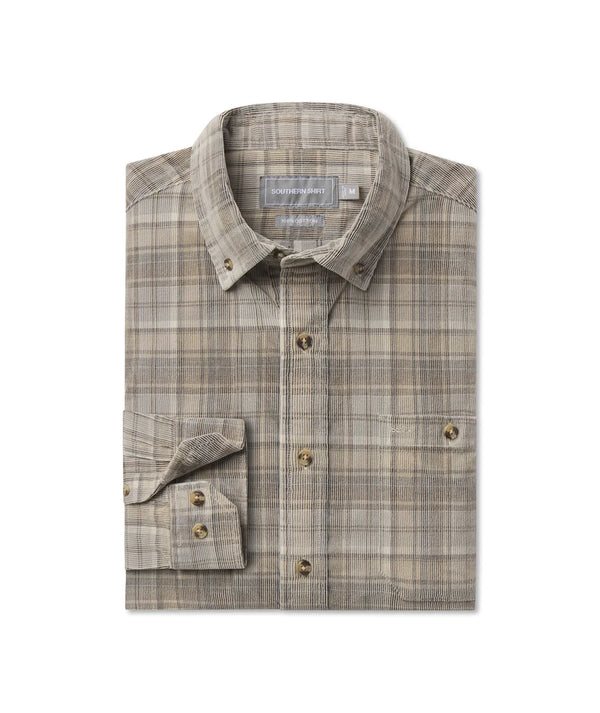 Braxton Lightweight Cord Flannel - Hillside