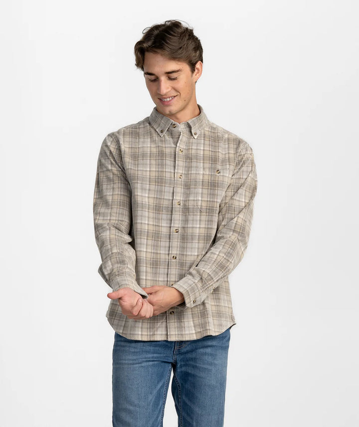 Braxton Lightweight Cord Flannel - Hillside
