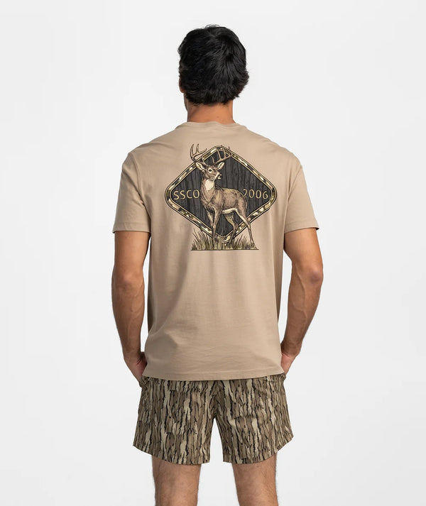 Woodland Whitetail Tee - Chinchilla