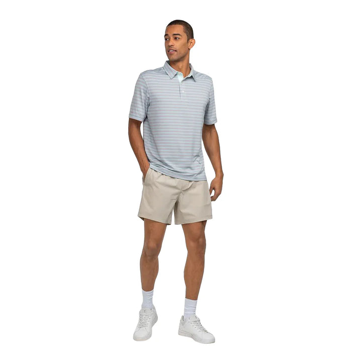 Sawgrass Stripe Polo - Blue Dream