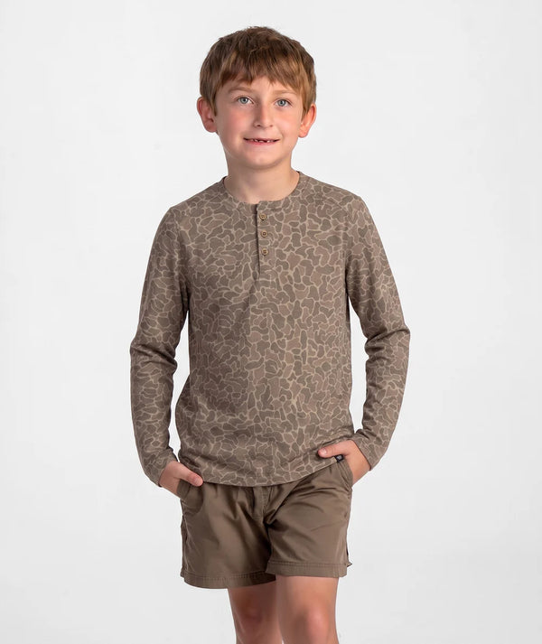 Youth Max Comfort Henley LS - Ranger