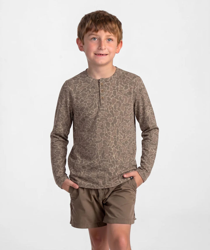 Youth Max Comfort Henley LS - Ranger