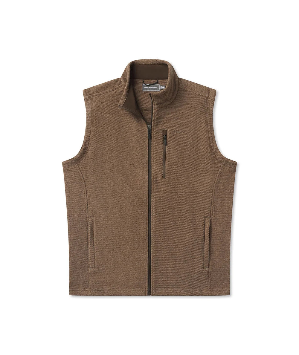 Brushline Fleece Vest - Espresso