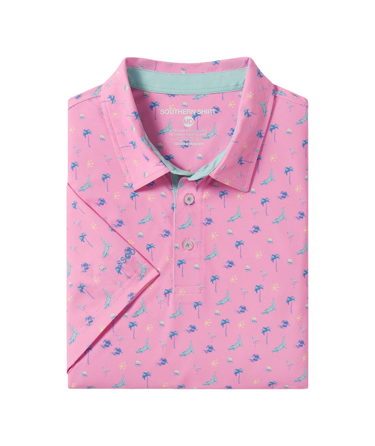 MotionTech Printed Polo - Pirates Cove