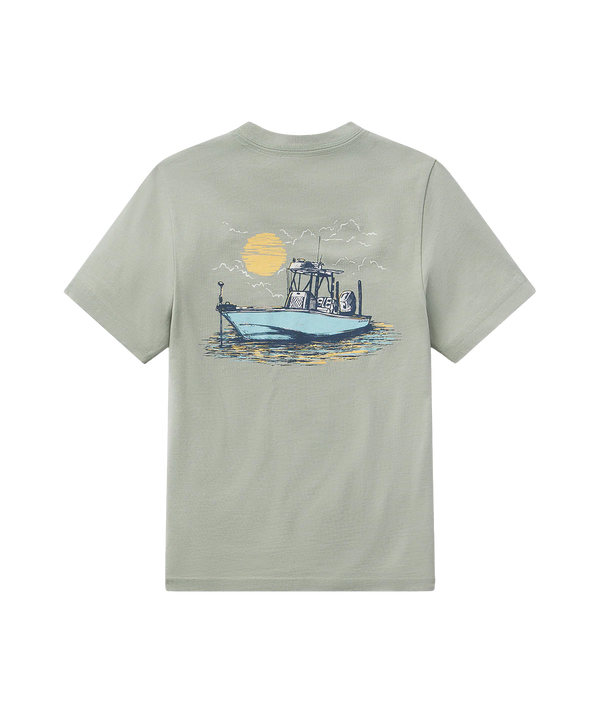 Youth Bay Breeze Tee SS - Iceberg Green