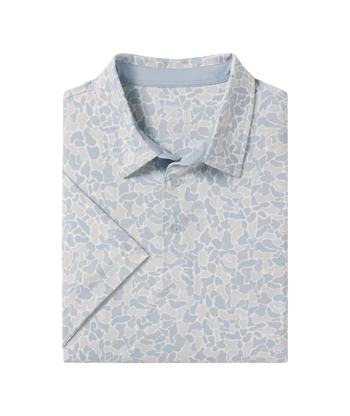 Hunters Hideaway Printed Polo - Pale Drift