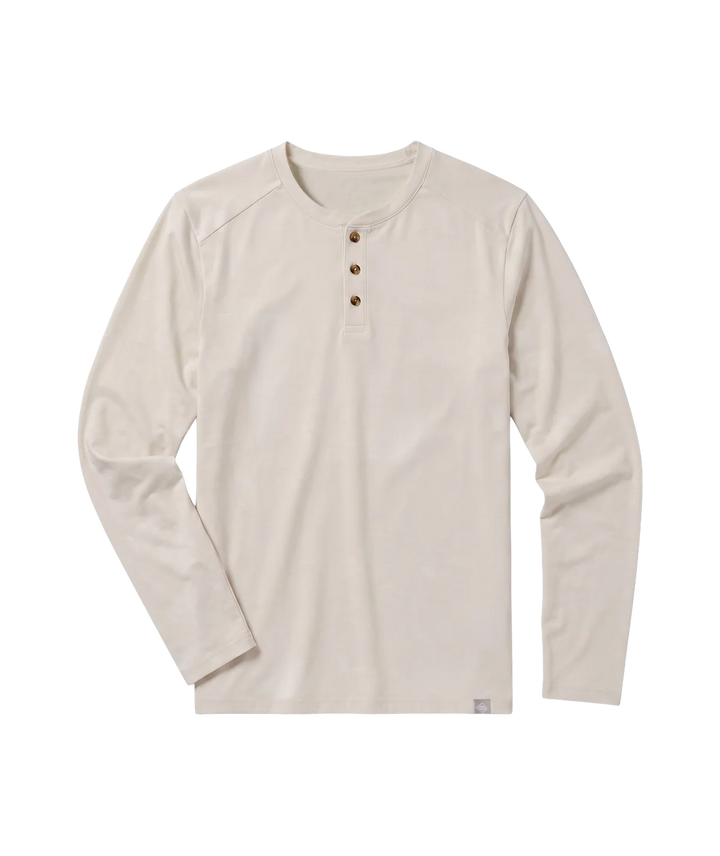 Max Comfort Henley LS - Oatmeal