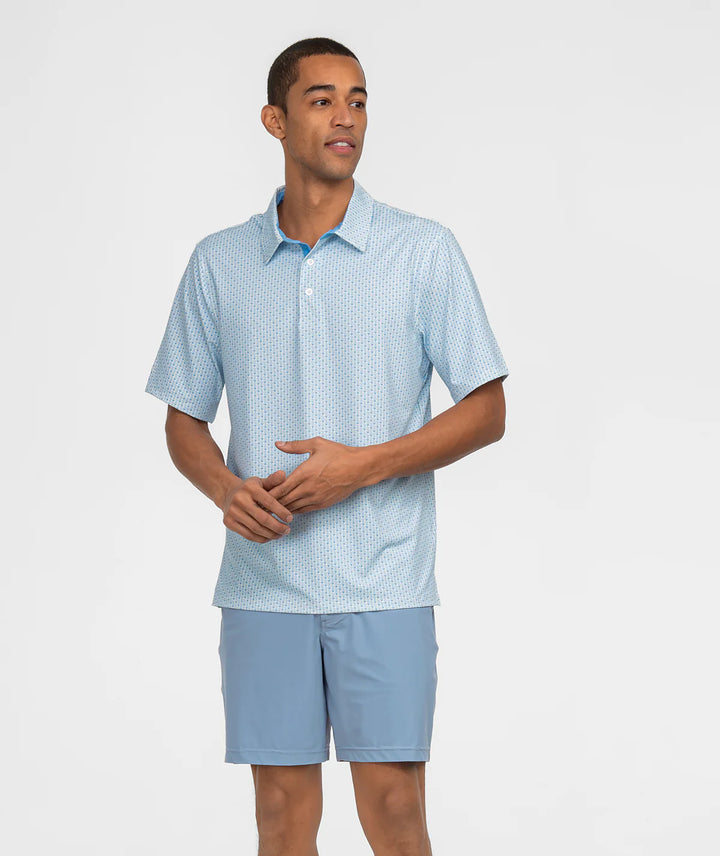 Club and Carry Printed Polo