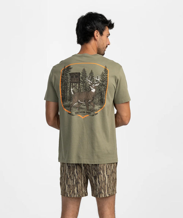 Bucks Before Dawn Tee - Woodland Olive