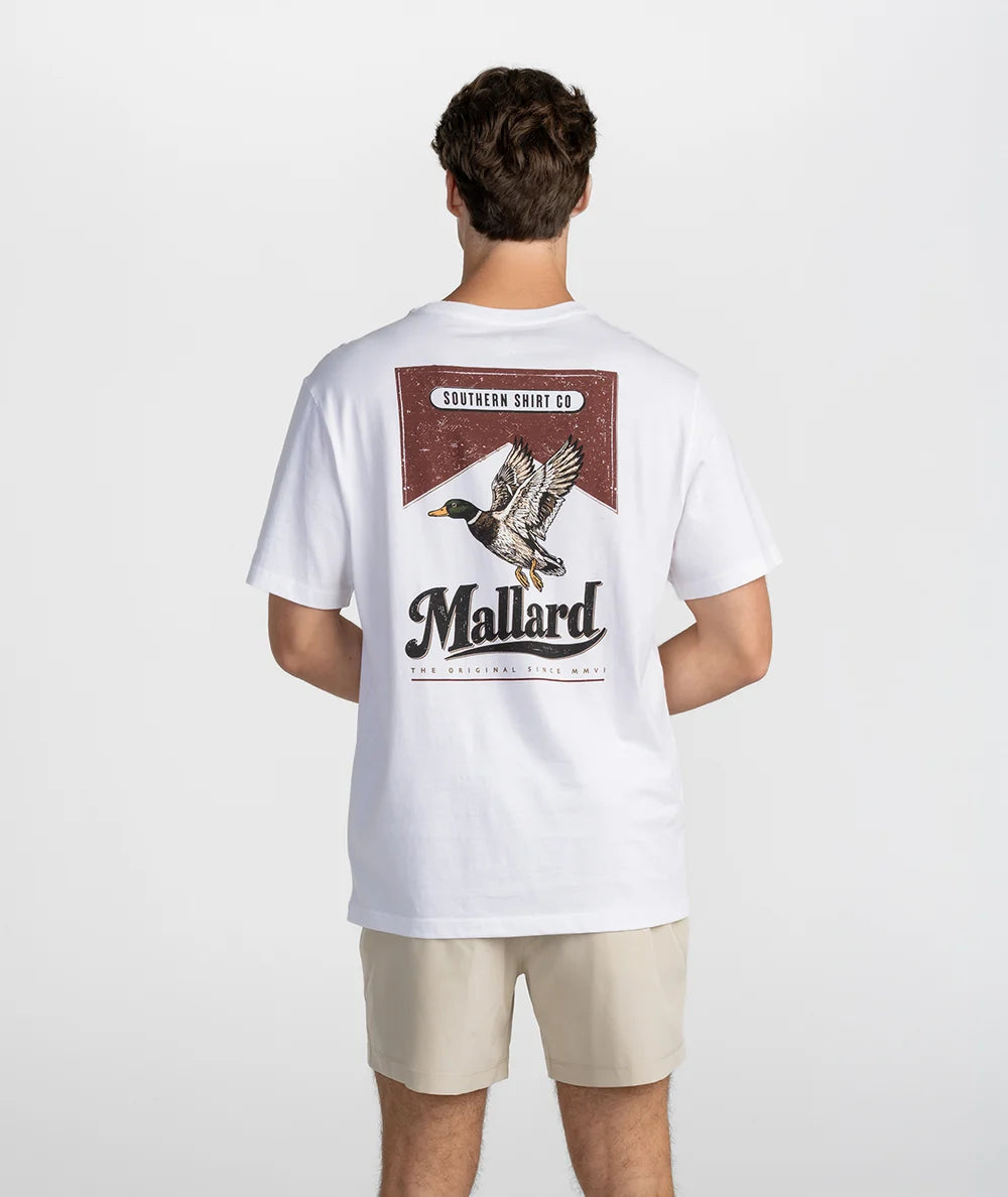 Mallard Red Tee - Bright White
