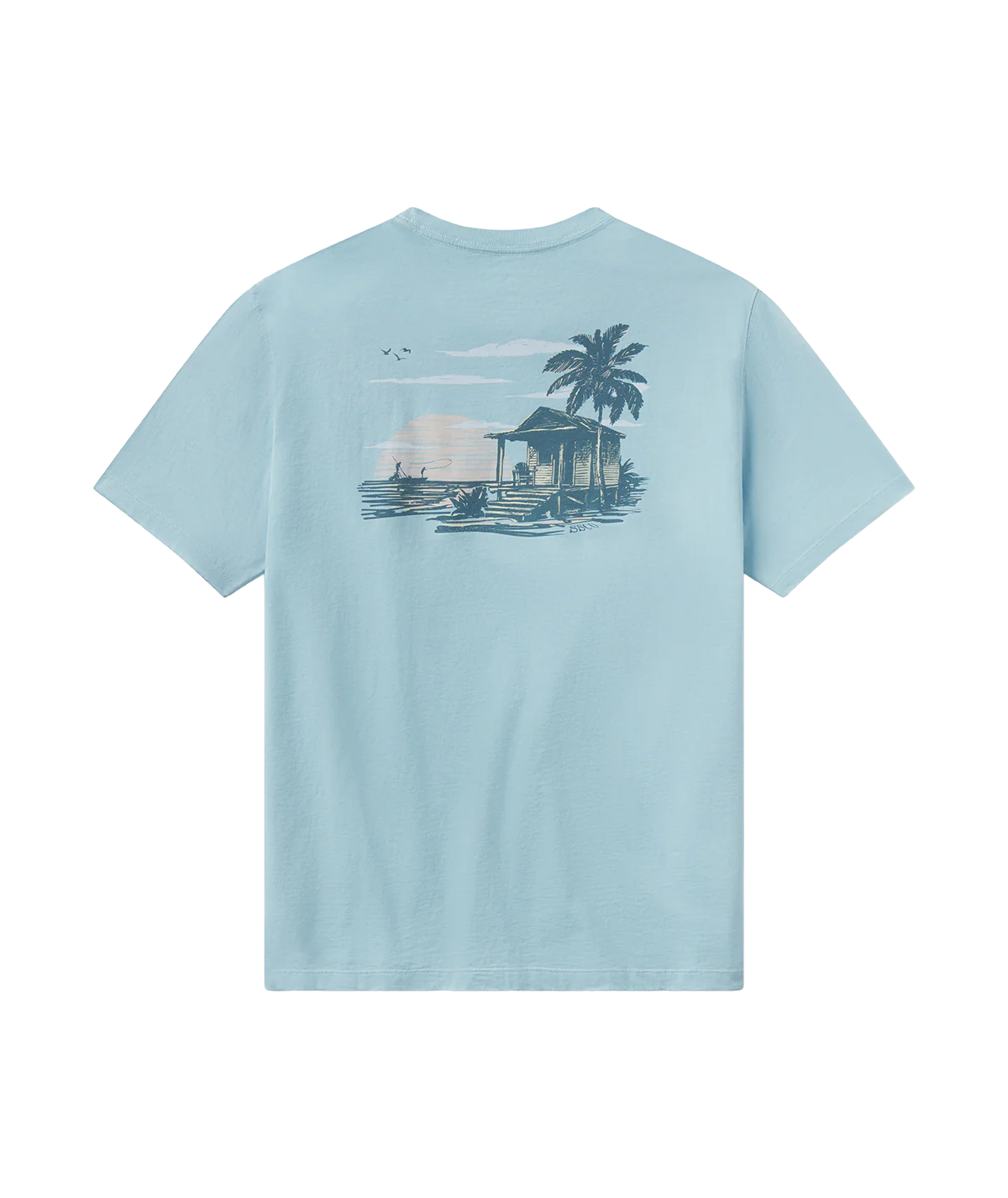 Get Lost SS Tee - Sky Blue