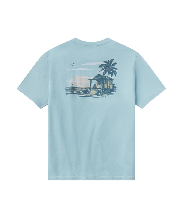 Get Lost SS Tee - Sky Blue