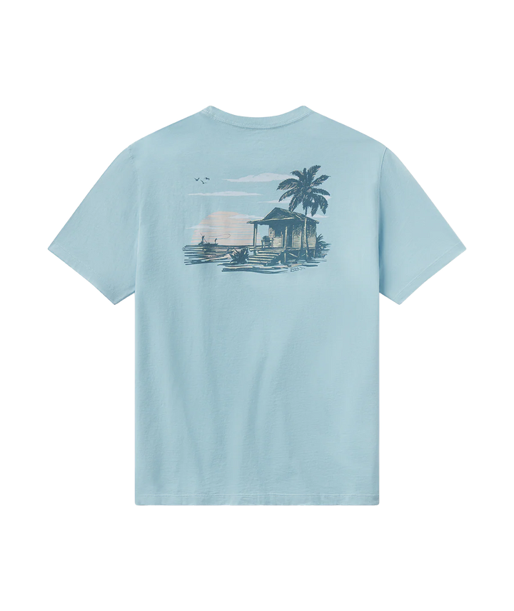 Get Lost SS Tee - Sky Blue