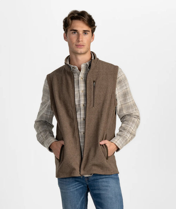 Brushline Fleece Vest - Espresso