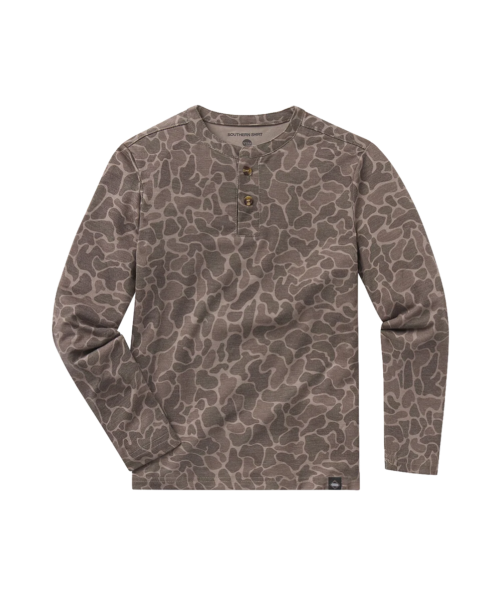 Youth Max Comfort Henley LS - Ranger
