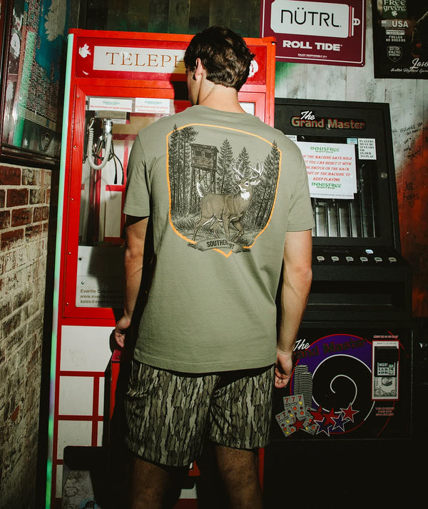 Bucks Before Dawn Tee - Woodland Olive