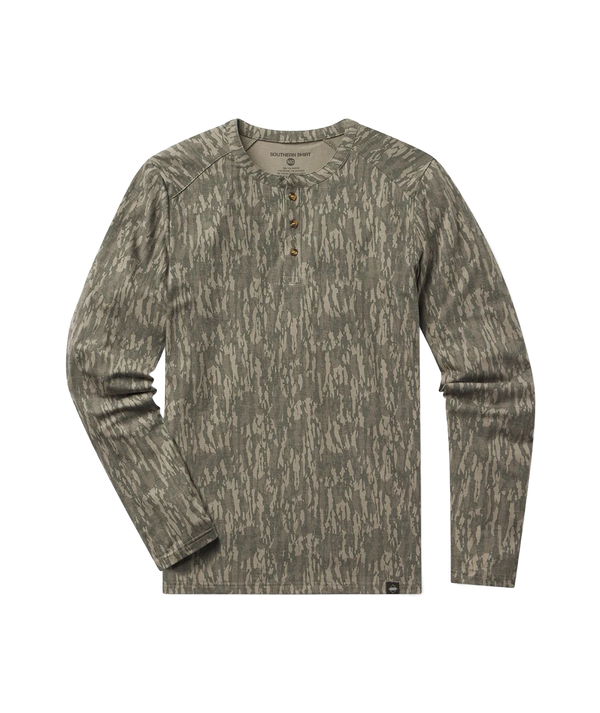 Max Comfort Henley LS - Tree Bark