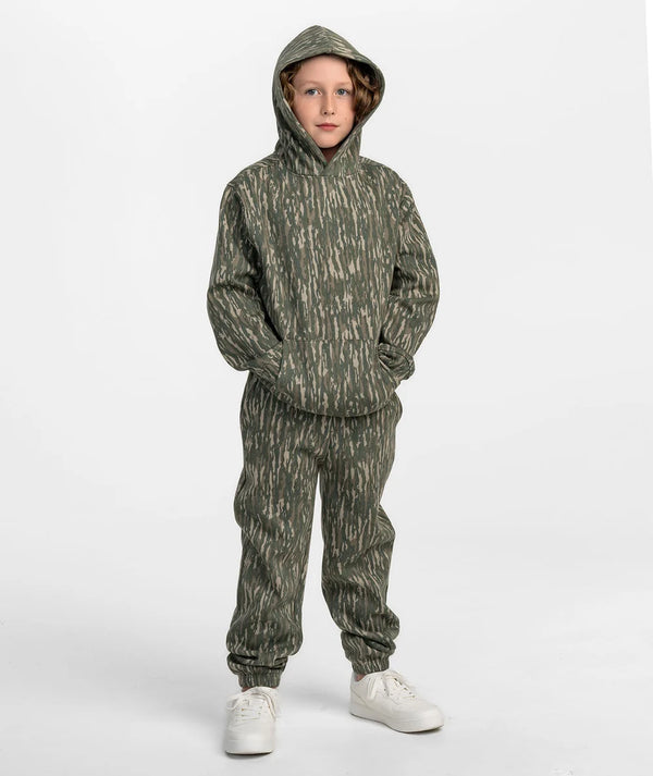 Youth Campfire Hoodie - Tree Bark