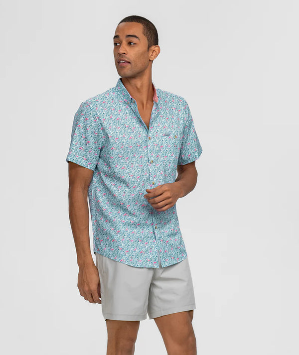 Lets Flamingle Baja Shirt