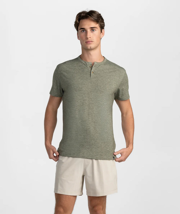 Max Comfort Henley - Spanish Moss