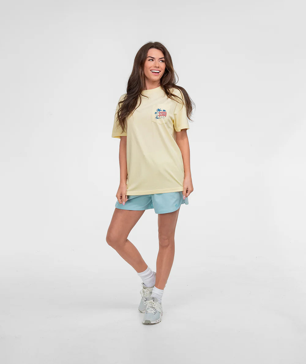 Mental Vacation Tee SS - Canary