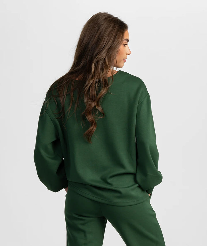 AstroKnit LS Top - Evergreen