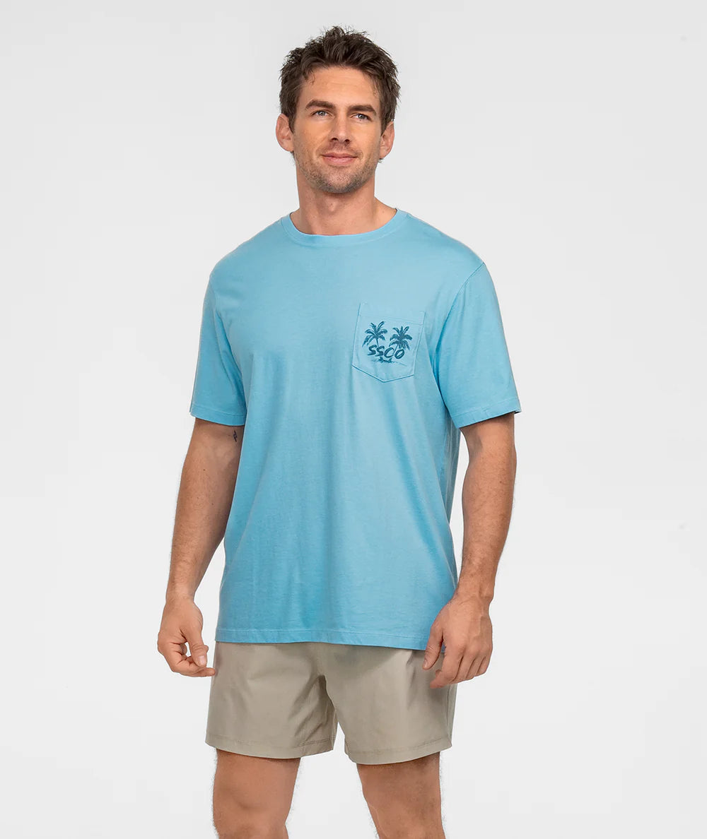 Get Lost SS Tee - Sky Blue
