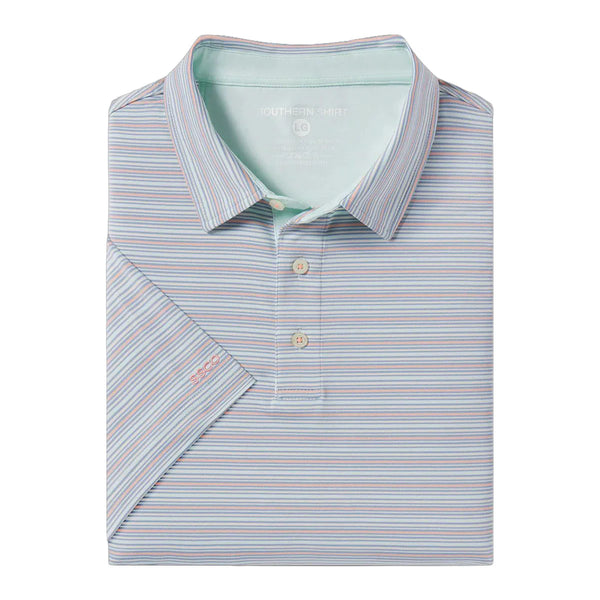 Sawgrass Stripe Polo - Blue Dream