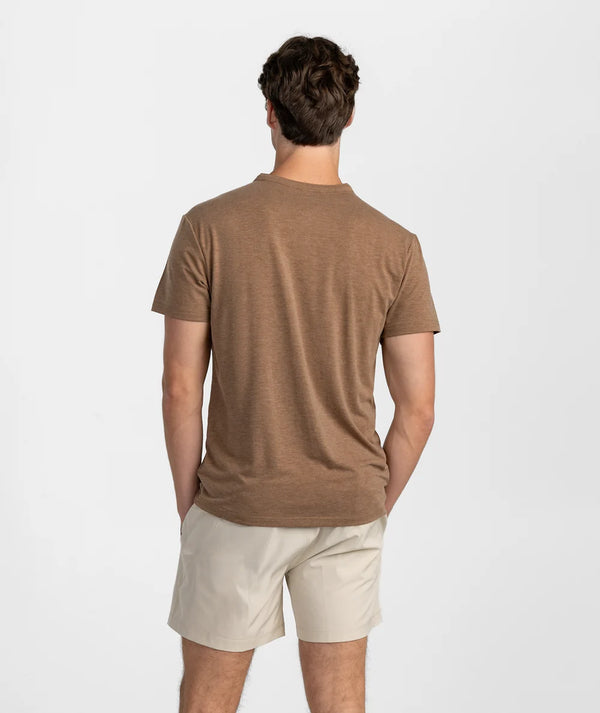 Max Comfort Henley - Walnut