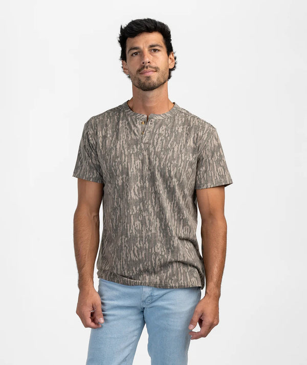 Max Comfort Henley - Tree Bark
