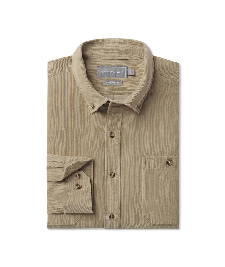 Fieldstone Cord Flannel - Mojave