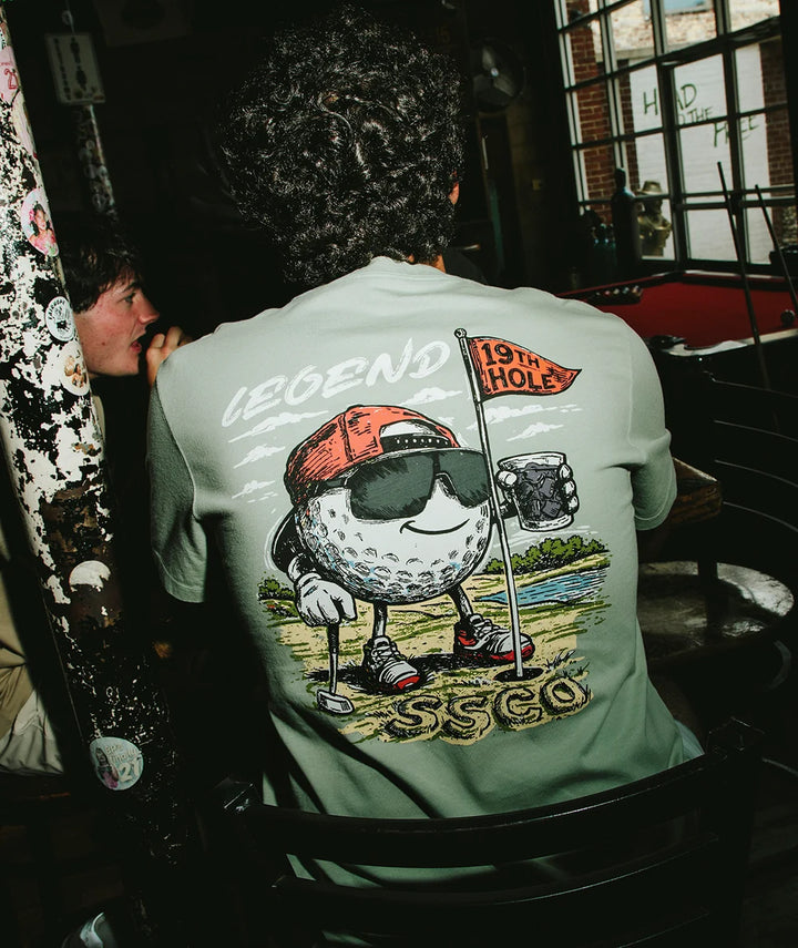 19th Hole Legend Tee - Iceberg Green