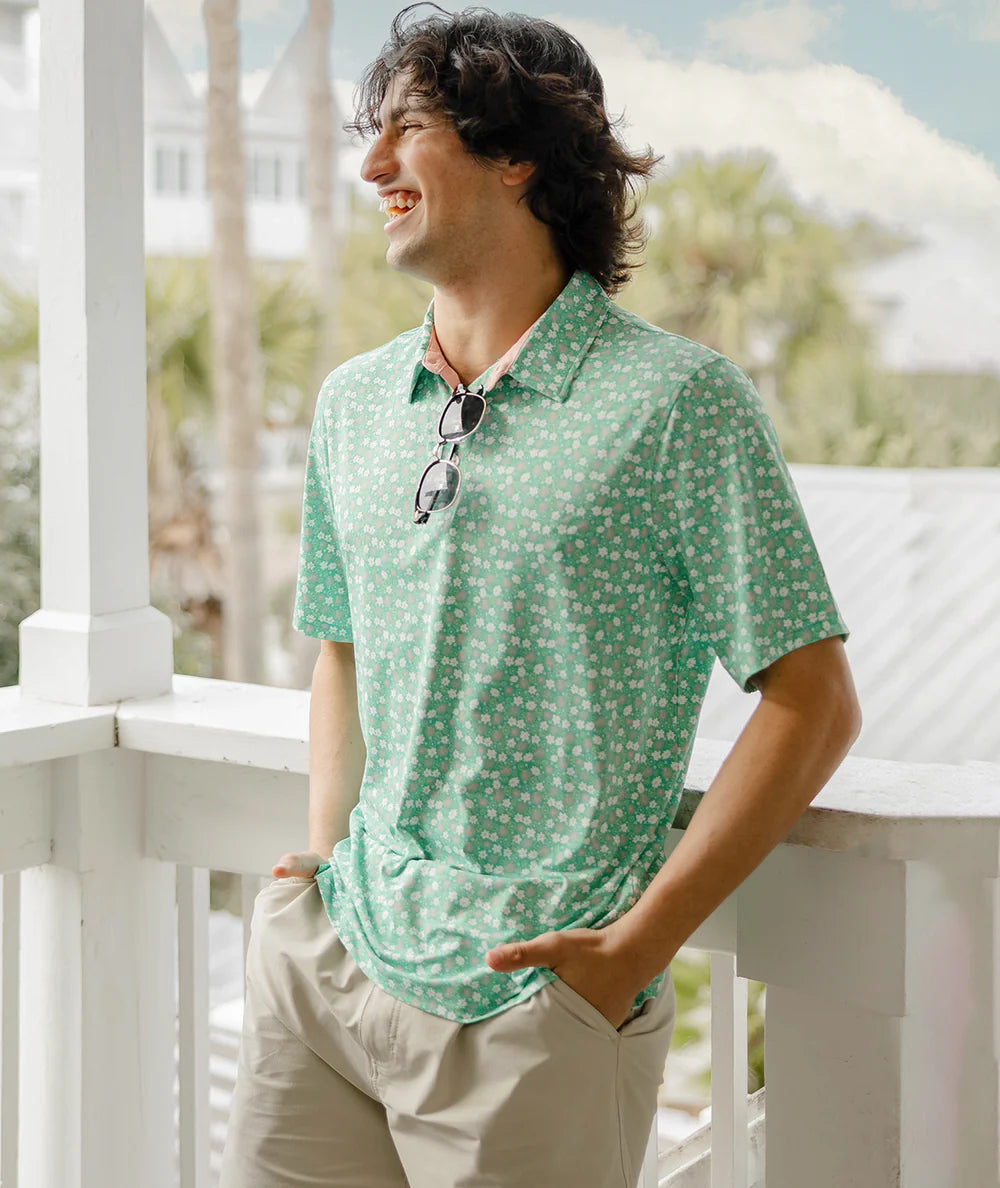 Field Bloom Printed Polo
