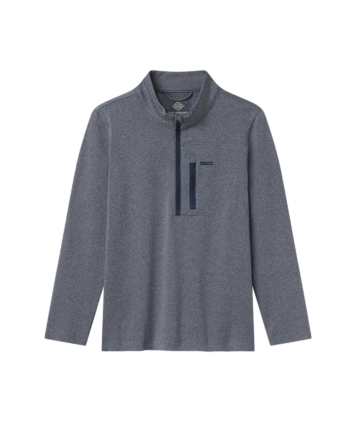 Youth Boys Cart Club Performance Pullover - Esquire Navy