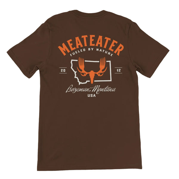 Montana Badge T-Shirt - Brown