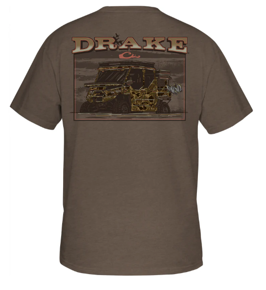 Drake Mud Cart SS Tee - Sage Lt Heather