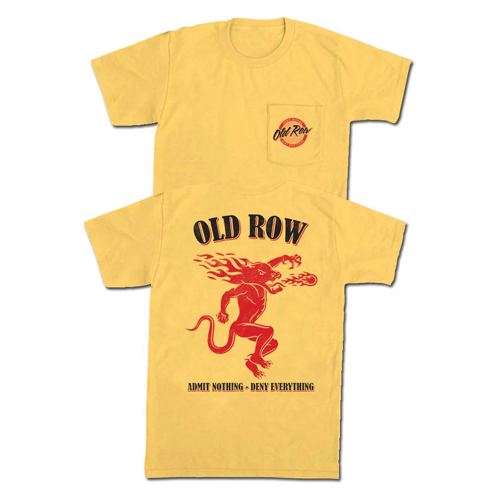 Spicy Shot Pocket Tee - Yellow